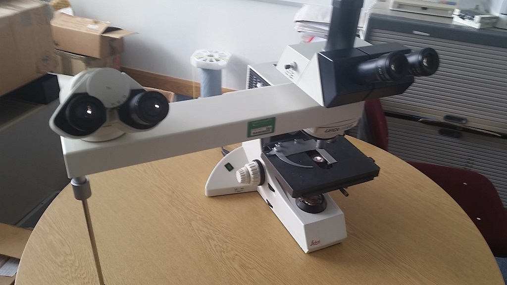 Used Leica BMLB Teaching Biological Microscope for sale by Tara