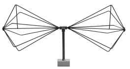 AB-900A Com-Power Biconical Antenna New