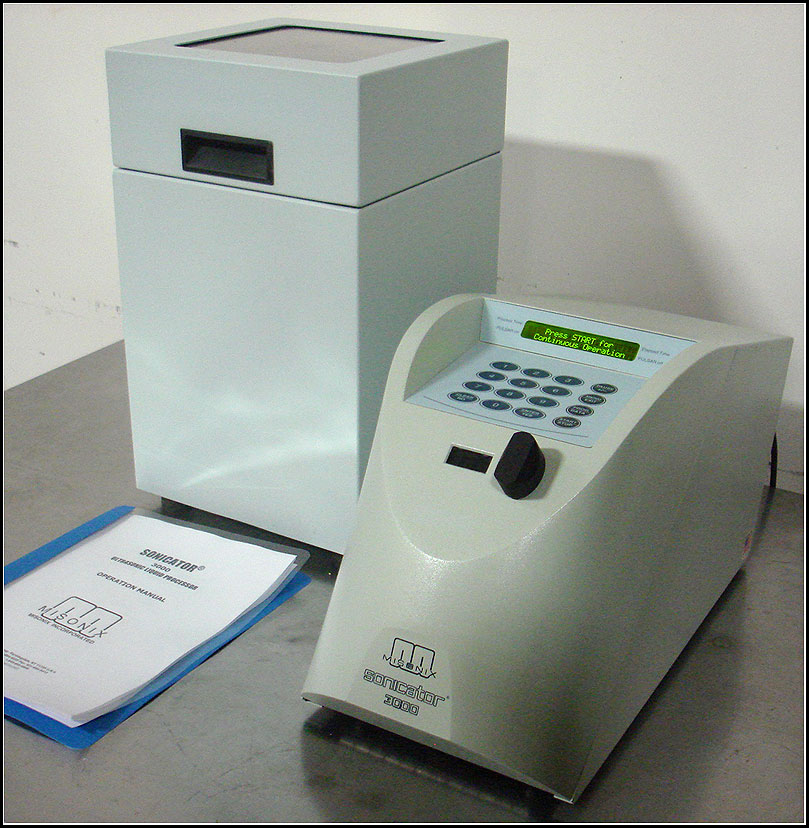 Used Misonix 3000 w Microplate Cup Horn for sale by AnytimeLabTrader