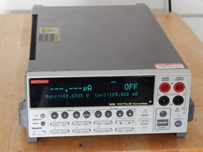 Image of Keithley 2430 1kW Pulse Mode SourceMeter to 100V & 10A, REV C34, OEM NIST Cal by US Power And Test Equipment Inc.