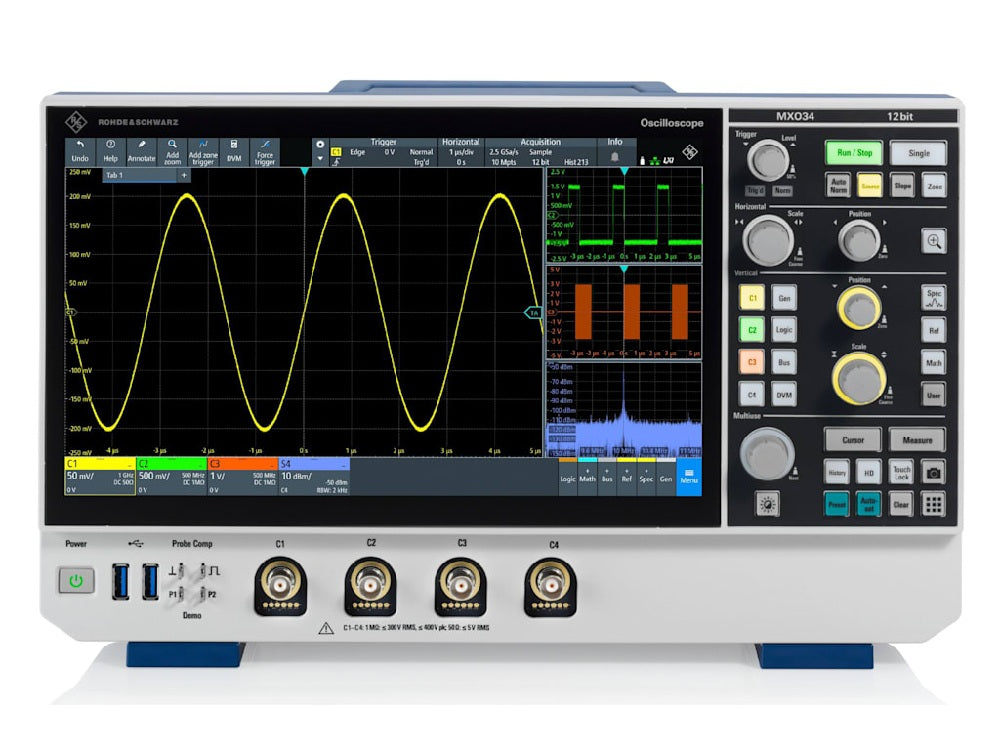 MXO34-500 Rohde & Schwarz Digital Oscilloscope NEW