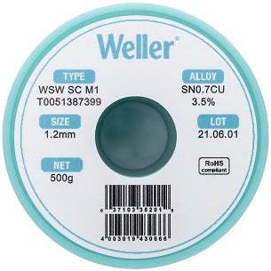 T0051387399 Weller Wire Solder New