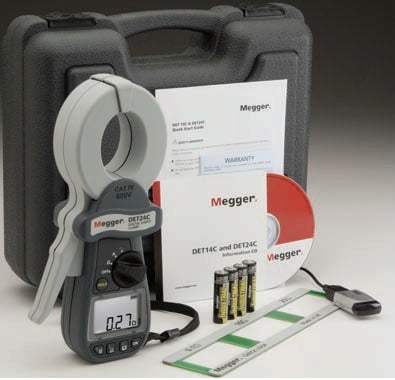 DET24C Megger Clamp-On Earth Ground Resistance Testers New
