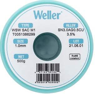 T0051386299 Weller Wire Solder New