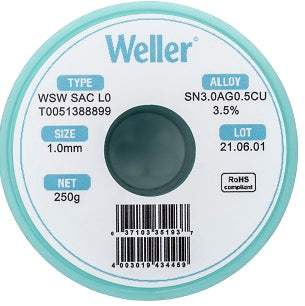 T0051388899 Weller Wire Solder New