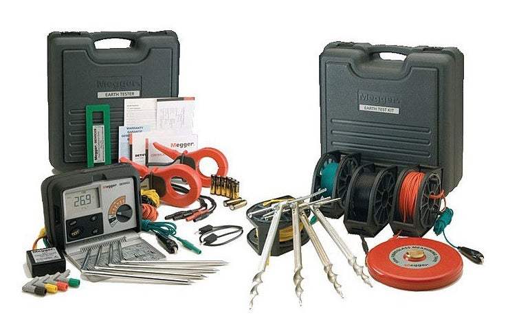 DET4TC2 + Kit Megger Digital Ground Testers New