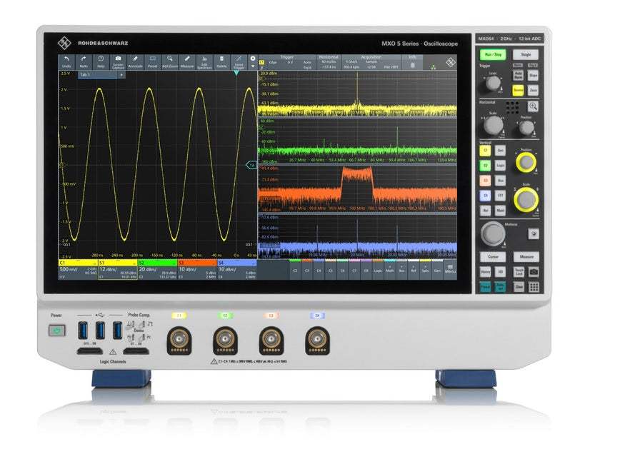 Rohde & Schwarz MXO54 - Mixed Signal Oscilloscope - 4 Channel, 350 MHz - New
