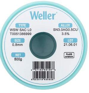 T0051386999 Weller Wire Solder New