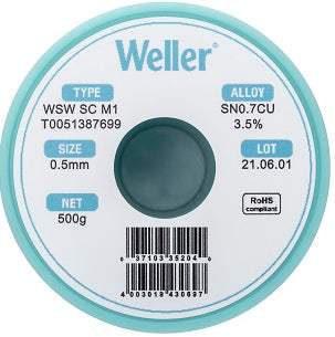 T0051387699 Weller Wire Solder New