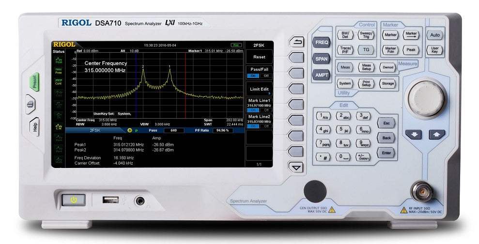 DSA710 Rigol Spectrum Analyzer New