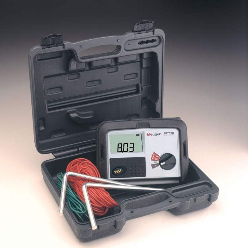 DET3TD Megger Digtal Ground Tester New