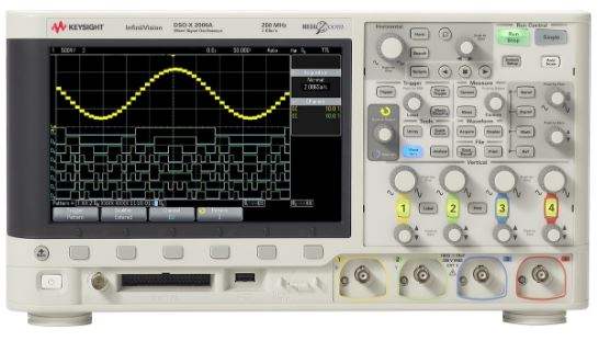 Keysight DSOX2004A 70 MHz 4-Channel InfiniiVision 2000 X-Series Digital Storage Oscilloscope
