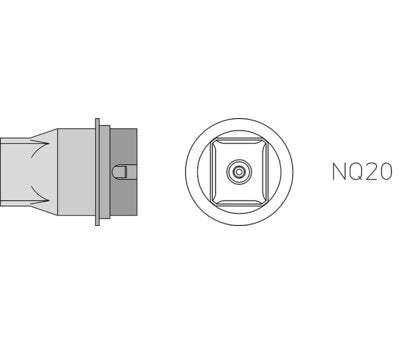 T0058736837N Weller Hot Air Nozzle New